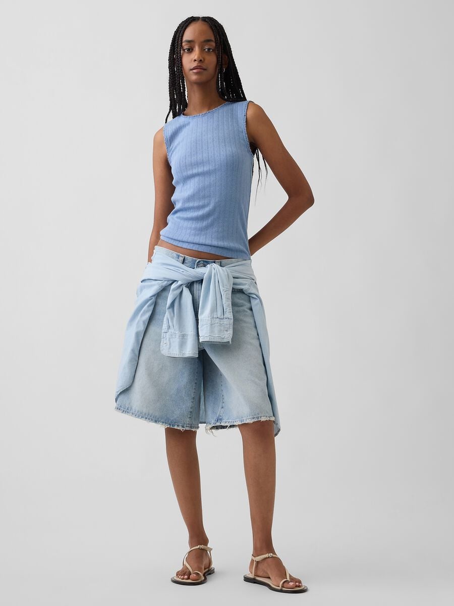Top in misto cotone a costine_2