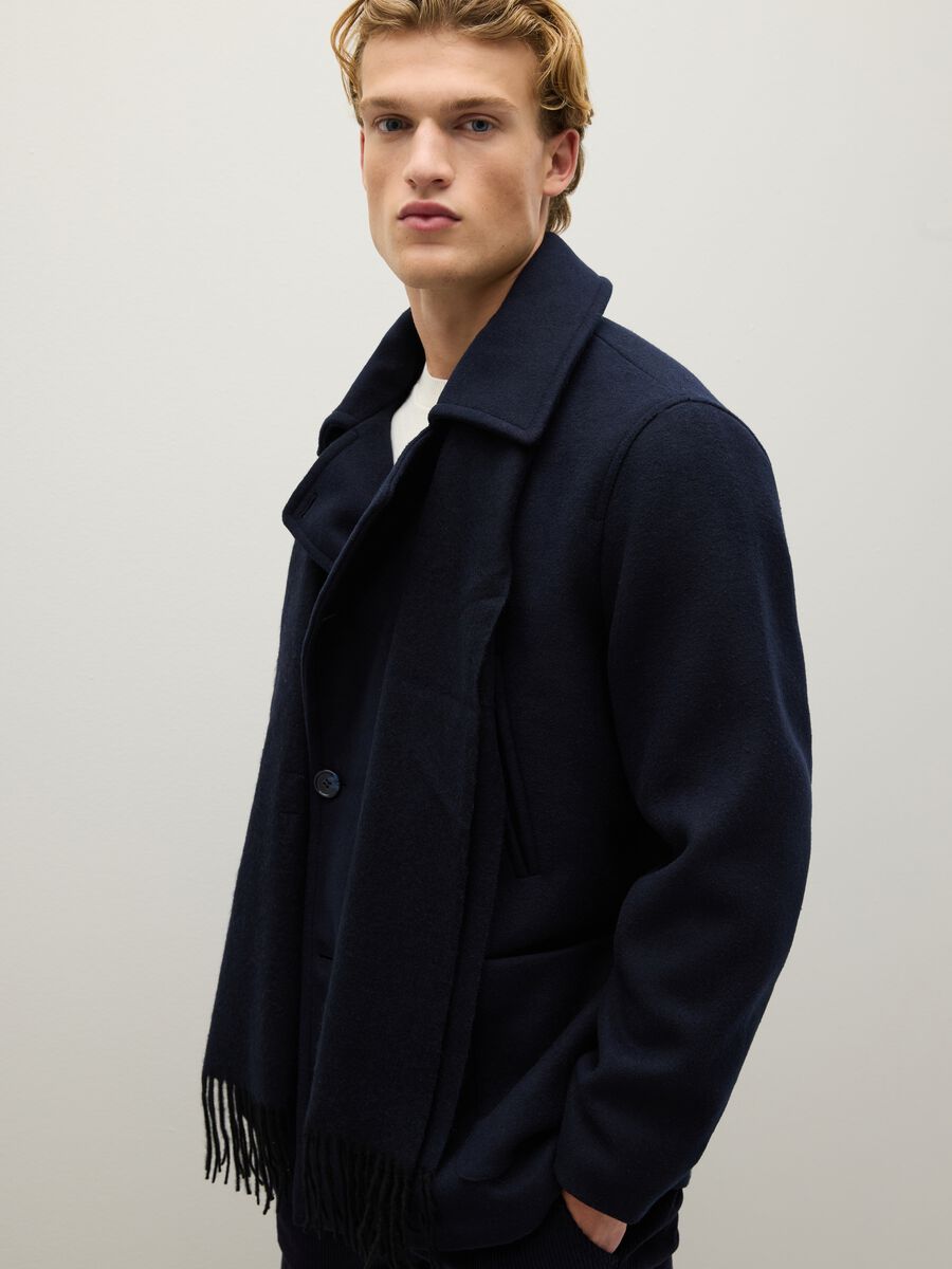 Sciarpa in puro cashmere blu_3