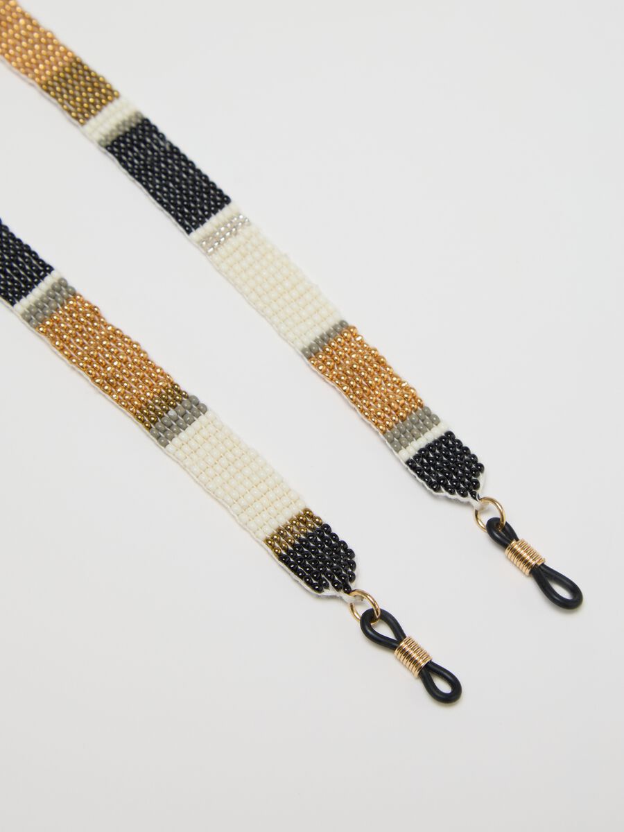 Glasses chain with multicoloured details_1