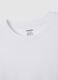 White pure cotton regular fit t-shirt_5