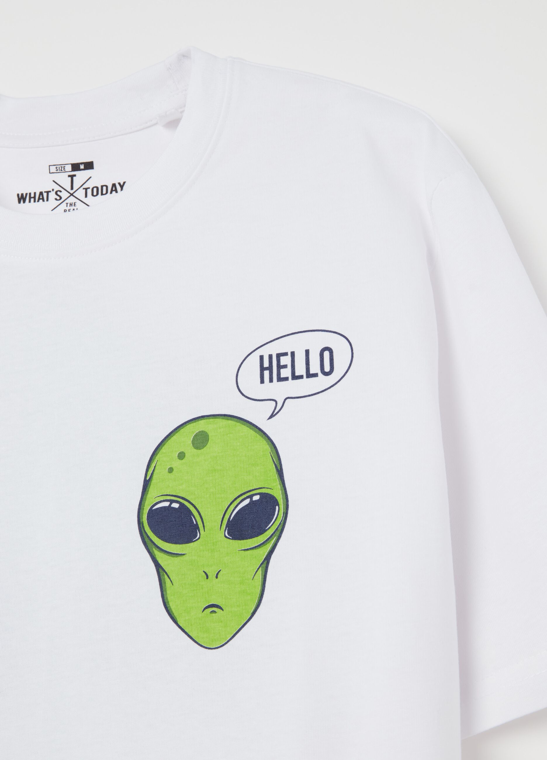 T shirt con stampa alieno da Uomo OVS