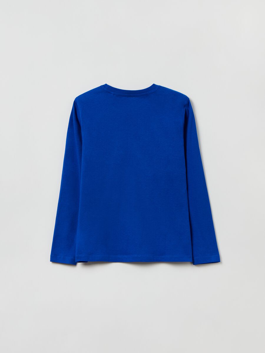 T-shirt a maniche lunghe con stampa_1