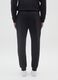 Black Stretch Cotton Sports Trousers_2