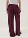 Purple palazzo trousers in pure viscose_2