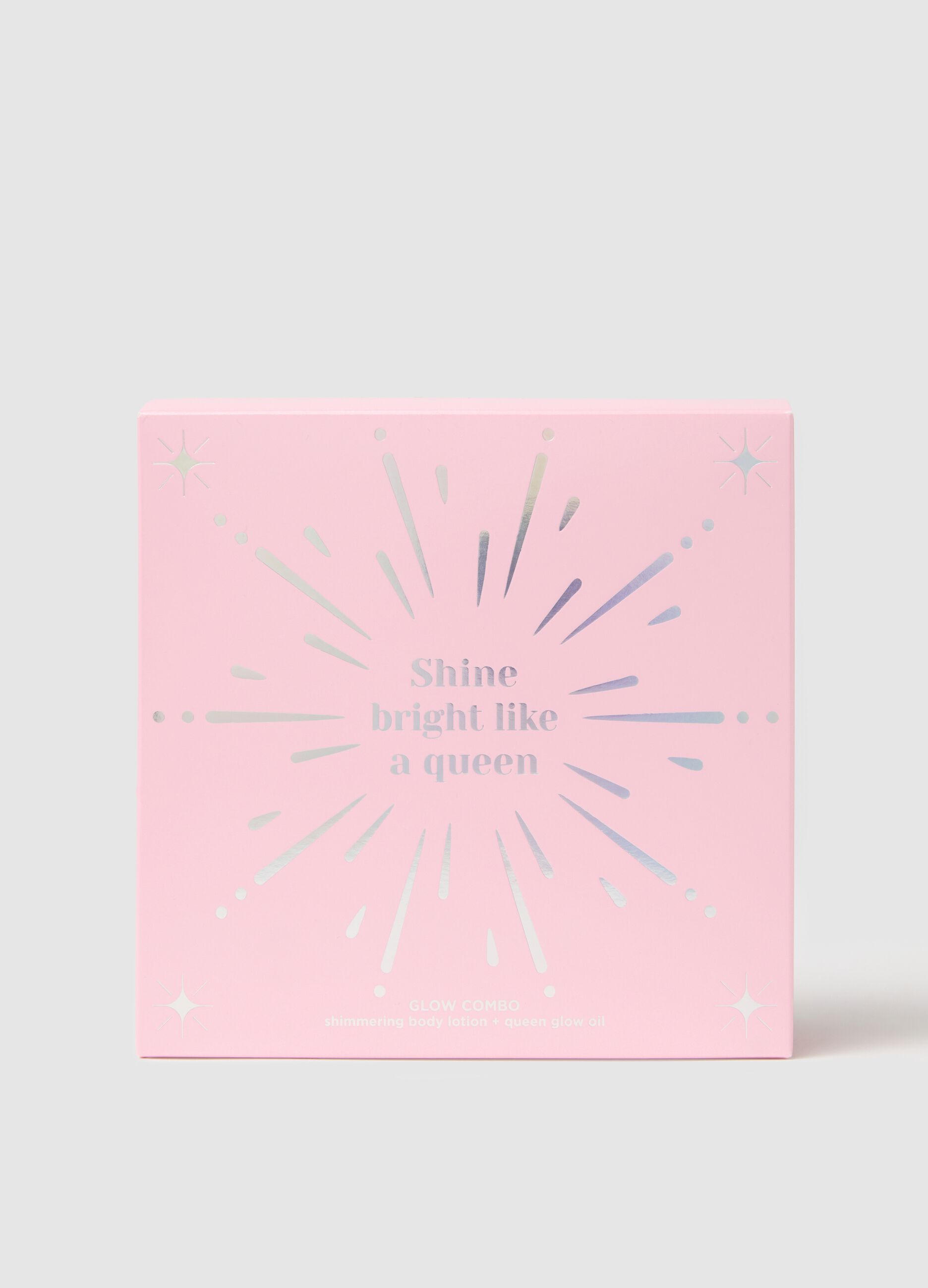 TIME TO SHINE KIT SHINE QUEEN x2 (pink oil + body lotion)
