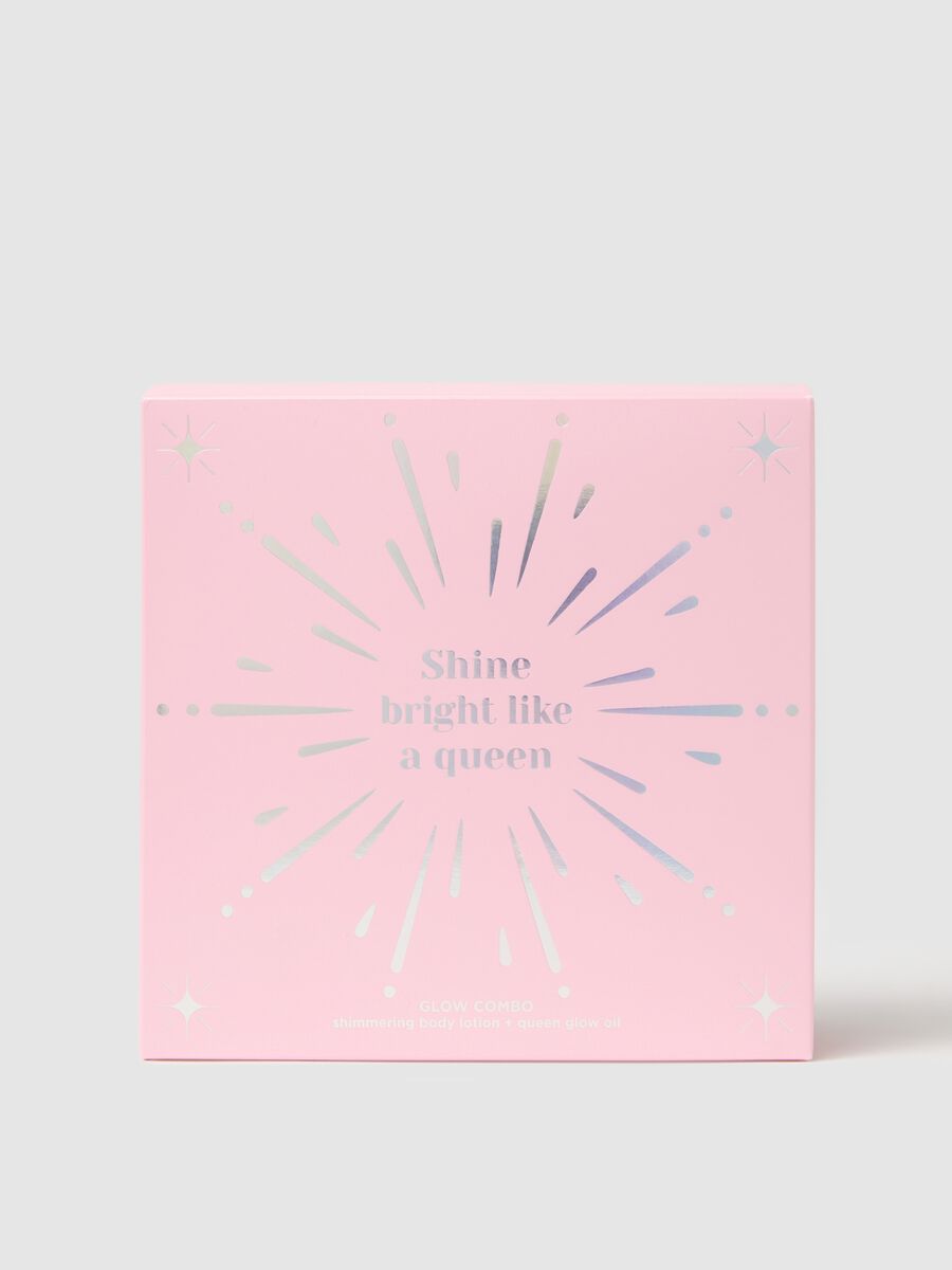TIME TO SHINE KIT SHINE QUEEN x2 (pink oil + body lotion)_0