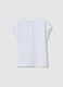 Girls&rsquo; top in white stretch cotton with regular fit_1