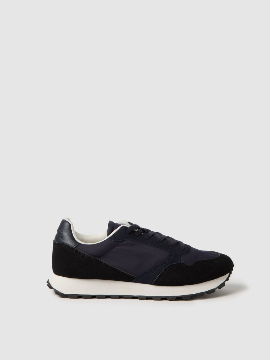 Combination sneakers with laces_0