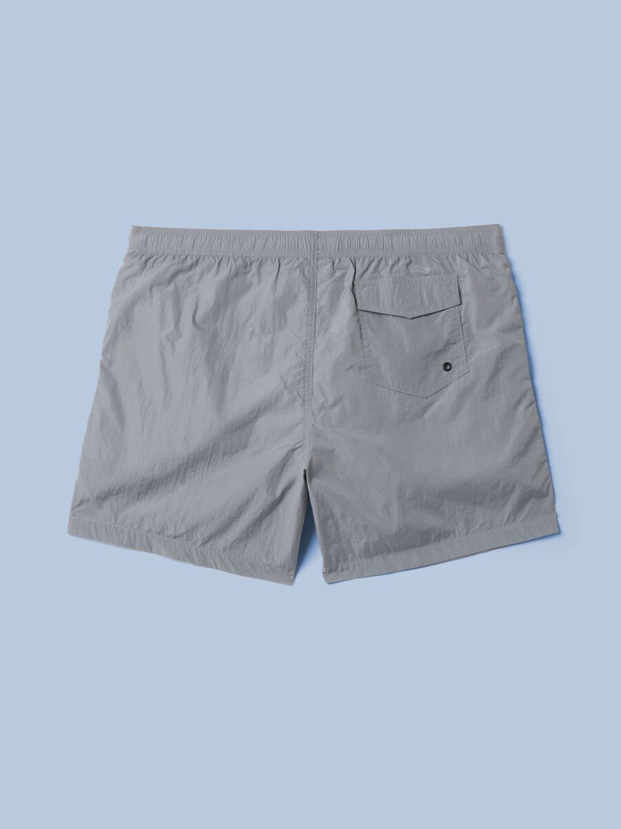 Costume boxer ALTAVIA SAILNG grigio con vita elasticizzata_5