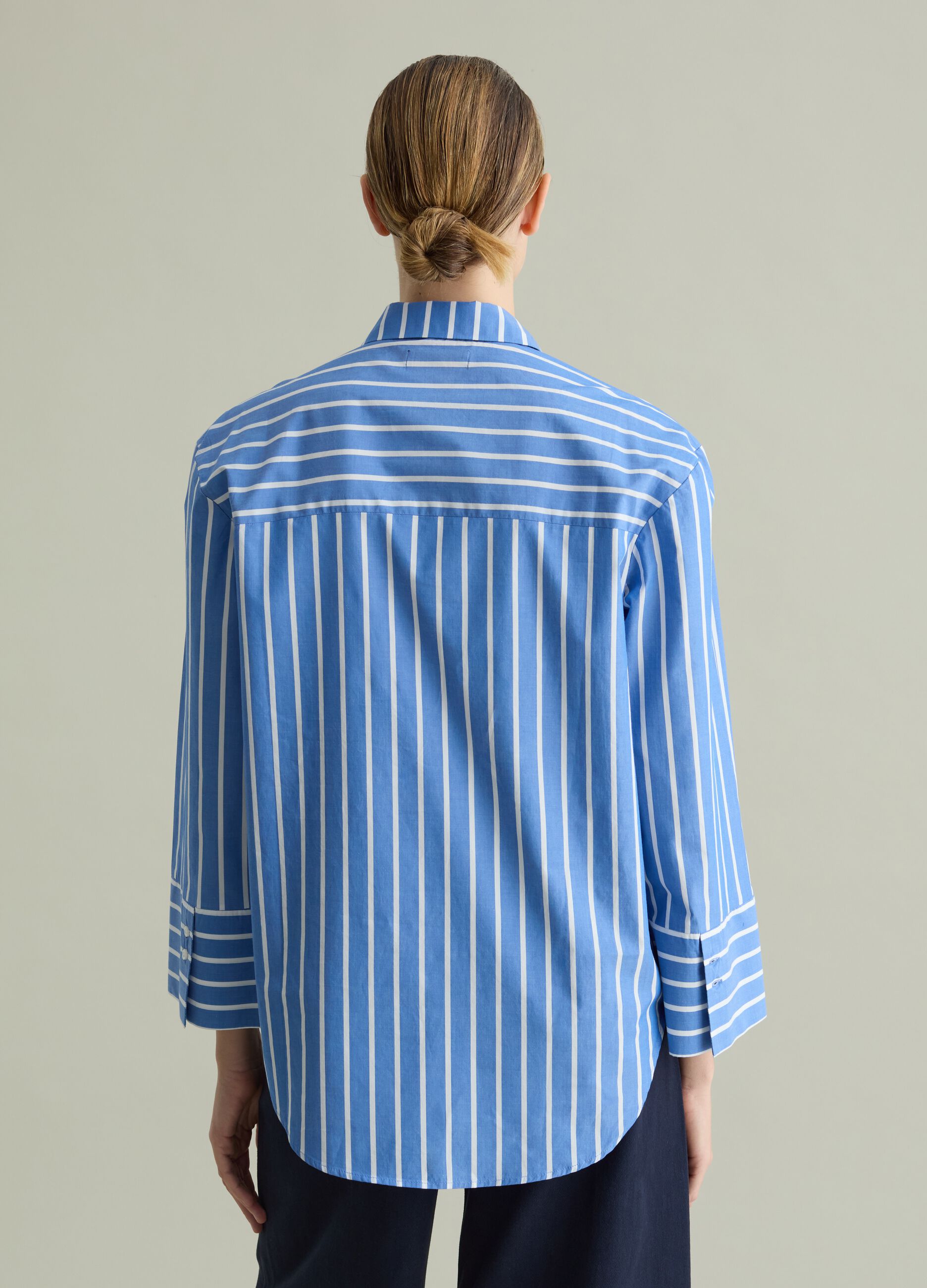 Camicia in cotone con tasca