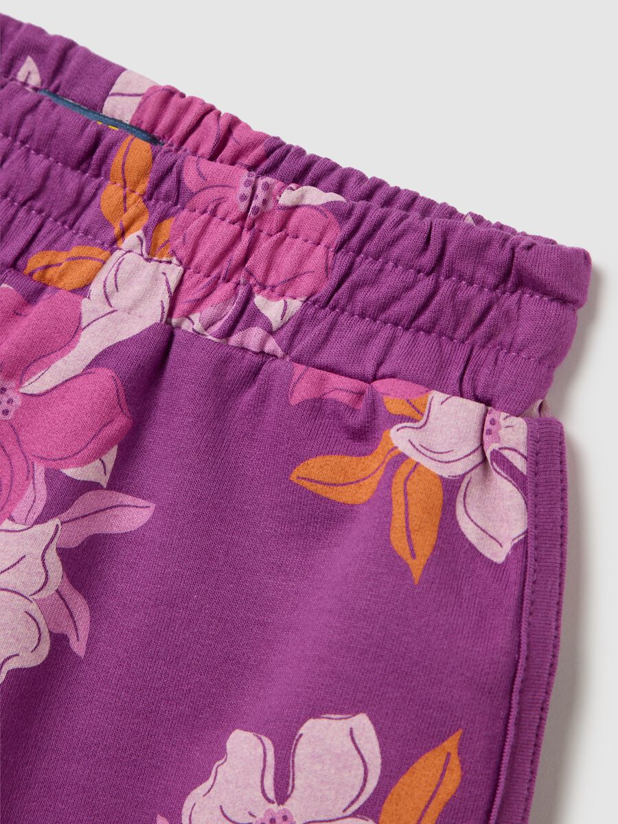Girls' Multicolour Cotton Shorts with Regular Fit_3