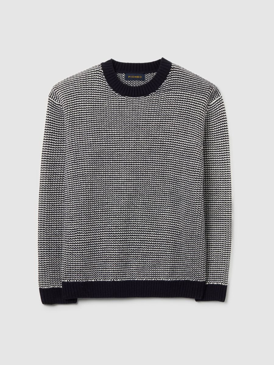 Multicolour Striped Regular Fit Jumper_4