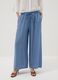 Light blue viscose-blend palazzo trousers_1