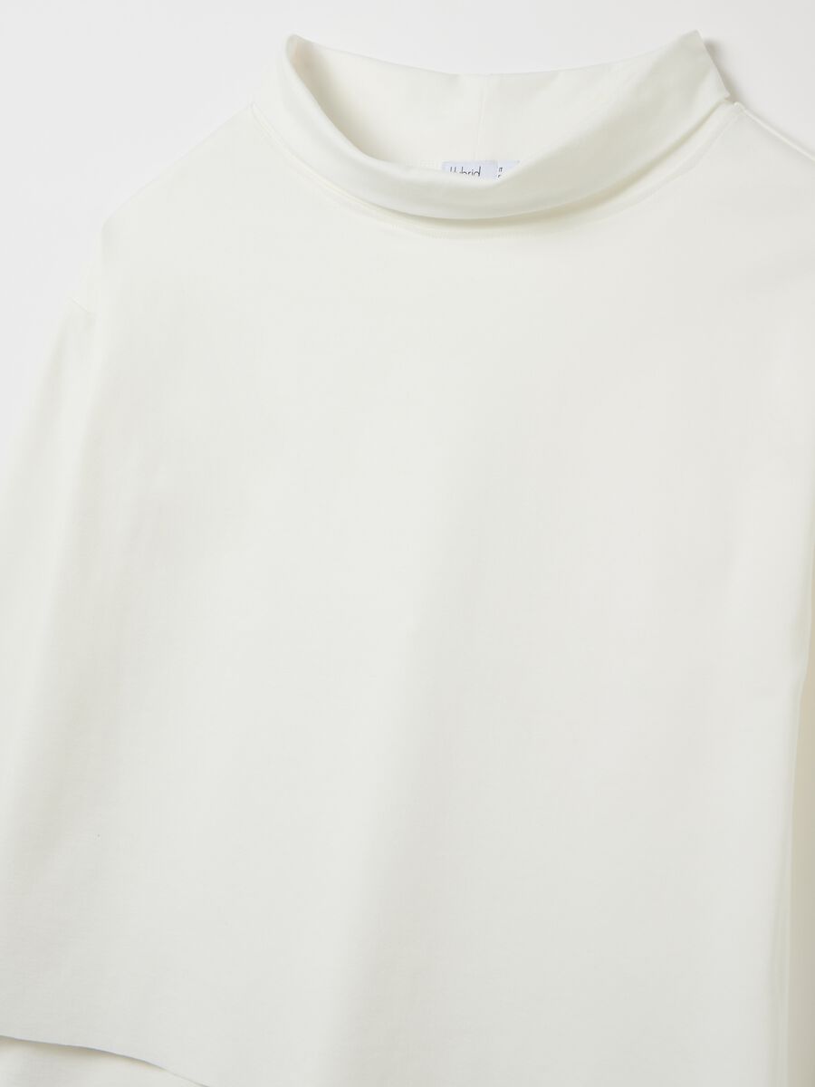 Blouse with cowl neck_5