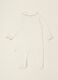 White pure cotton baby girl sleepsuit_2