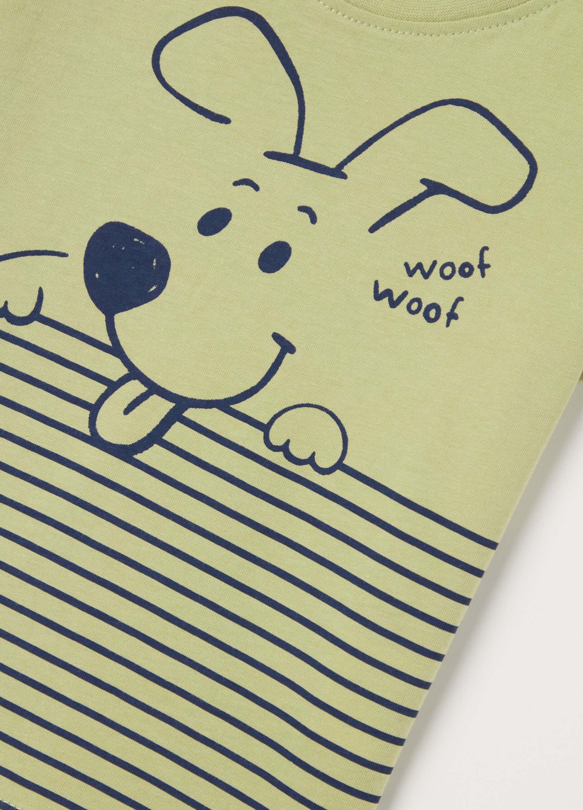 T-shirt in cotone con stampa 