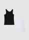 Girls' Cotton Multicolor Vest Twinpack_1