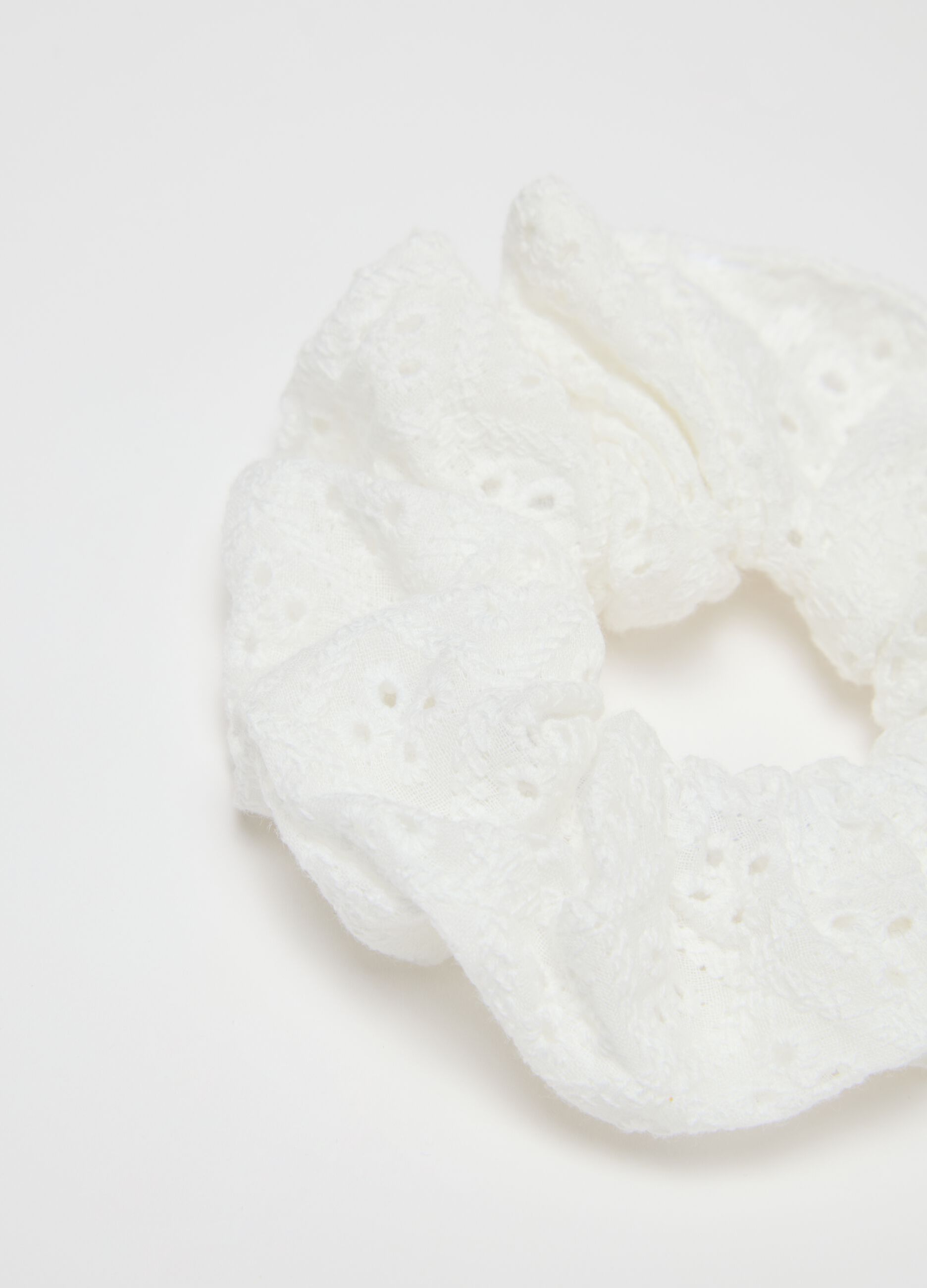 Multicolour pure cotton women's scrunchies hair ties