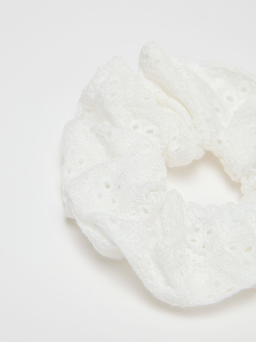 Multicolour pure cotton women's scrunchies hair ties_1