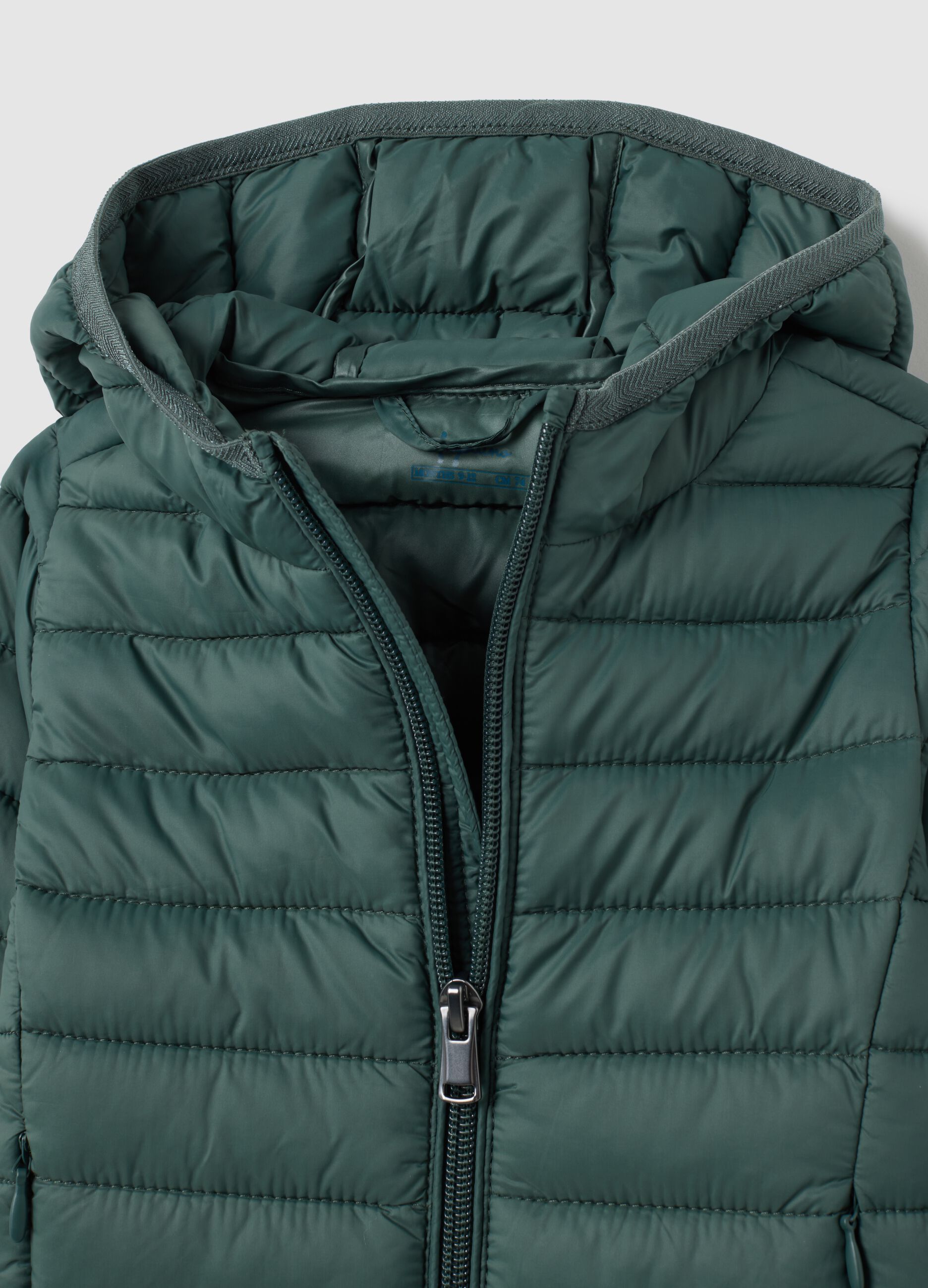 Children's jacket in green blend regular fit