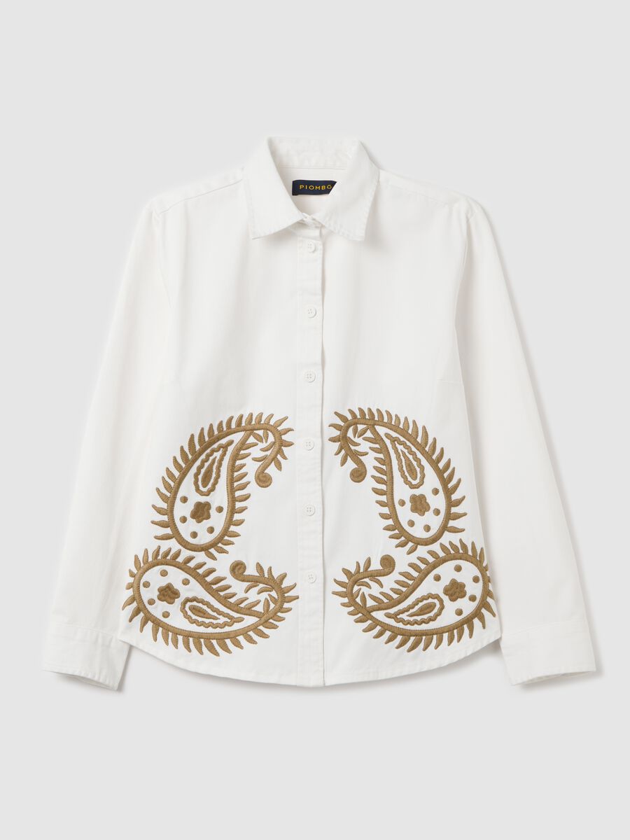 White shirt with paisley embroidery_4