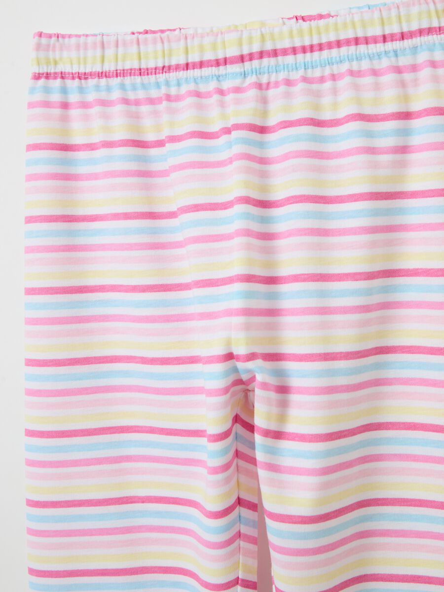 Pigiama in cotone bio stampa "Rainbow Wonderland!"_3