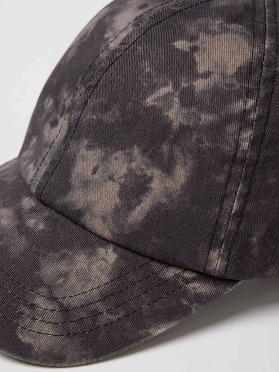 Multicolour Pure Cotton TieDye Baseball Cap - Regular Fit_2