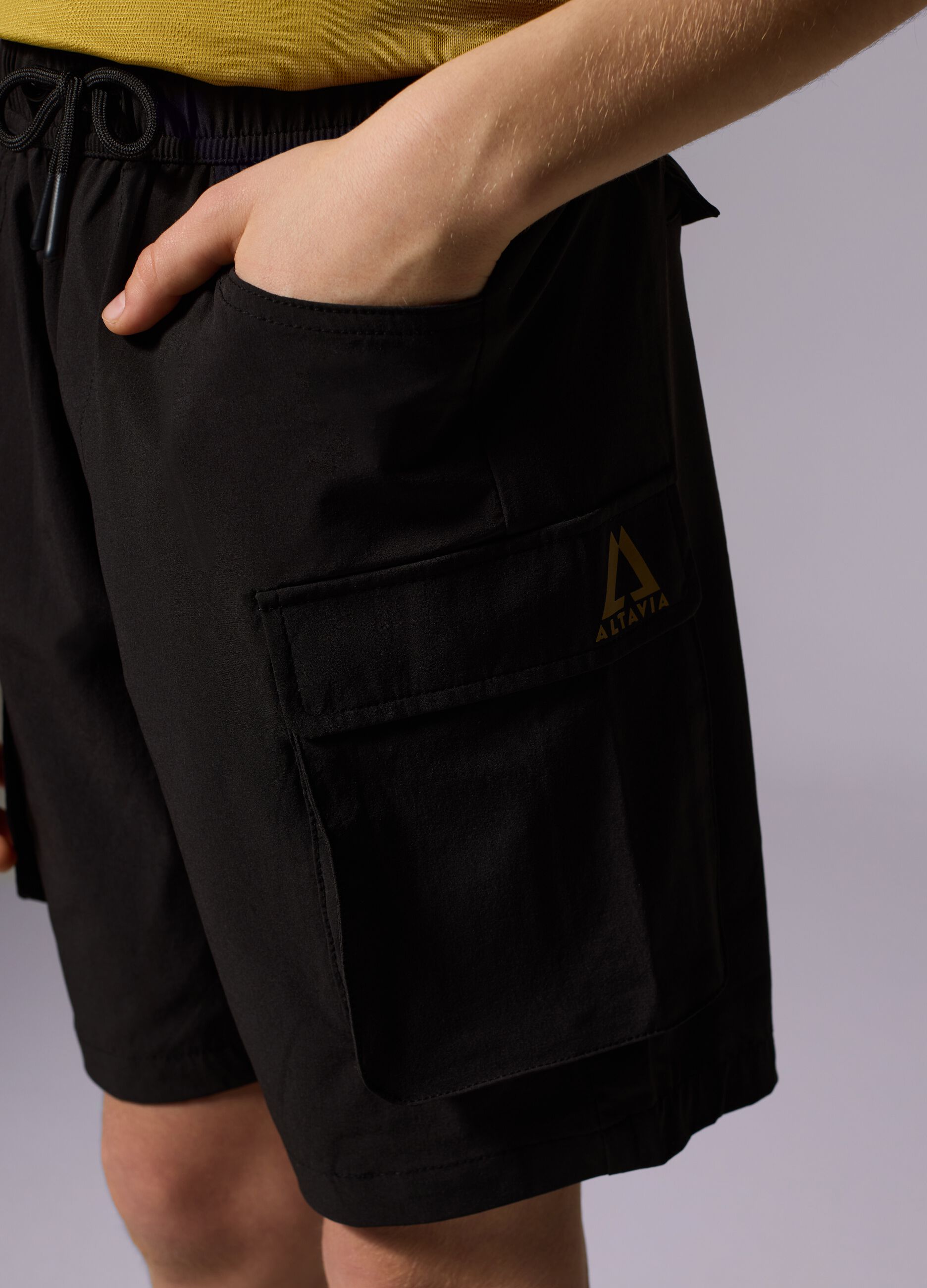 ALTAVIA WITH DEBORAH COMPAGNONI cargo Bermuda shorts with drawstring