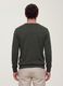 Green crew-neck jumper in viscose blend, regular fit_2