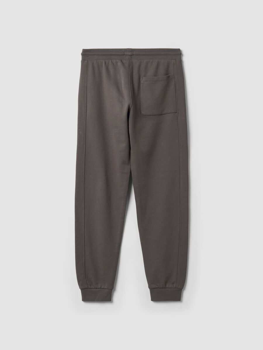 Grey organic cotton joggers_1