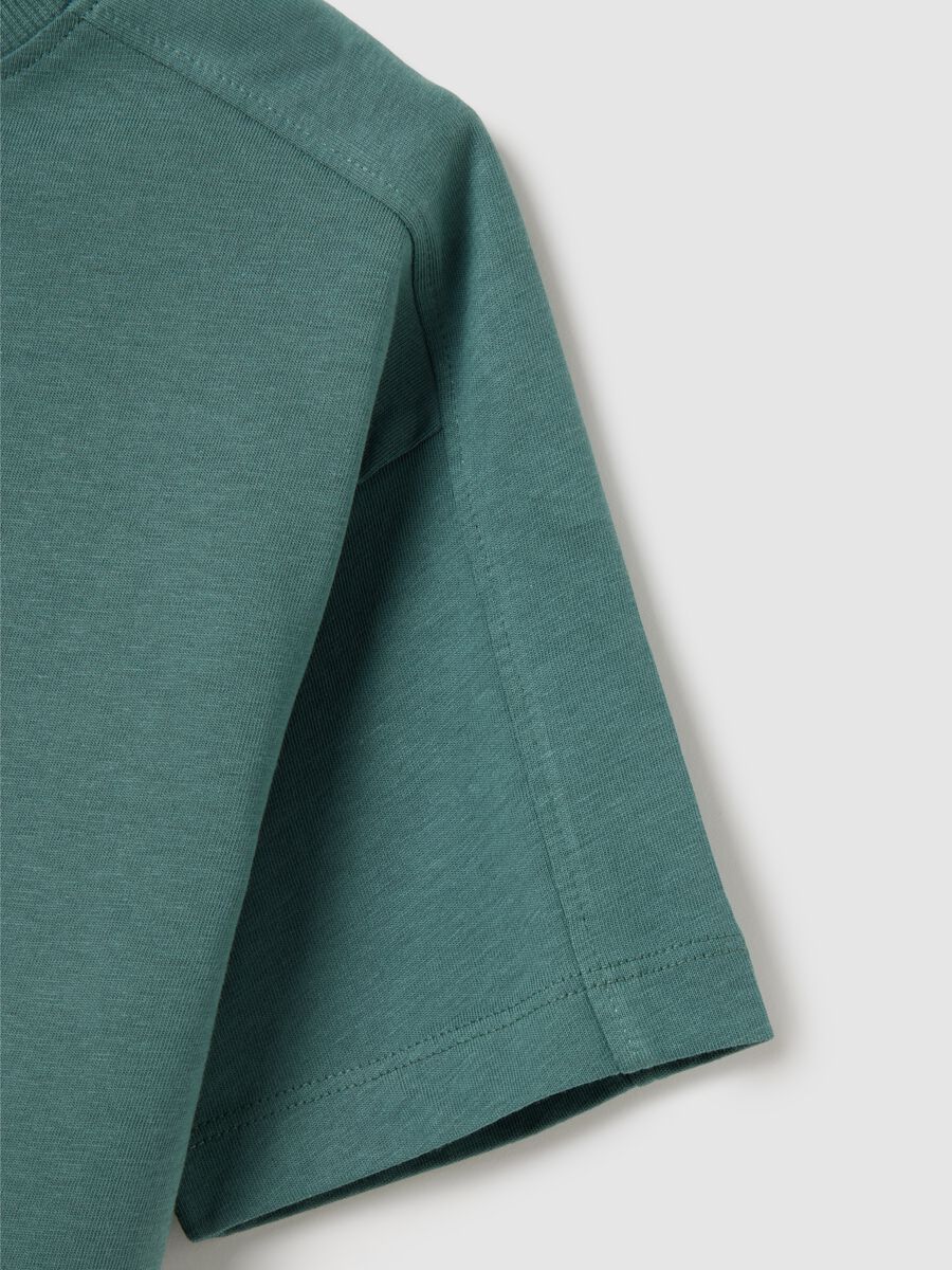 Green T-shirt in pure cotton OVS Kids_2