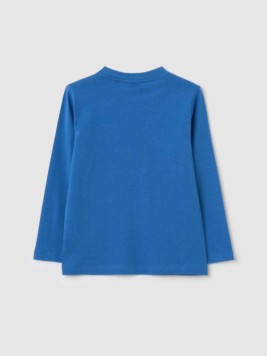 Long-sleeved T-shirt with dinosaur print_1
