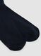 Tripack di calzini blu in cotone elasticizzato_2