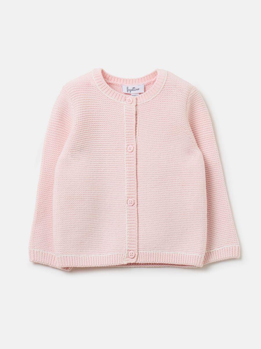 Organic cotton ottoman cardigan_0