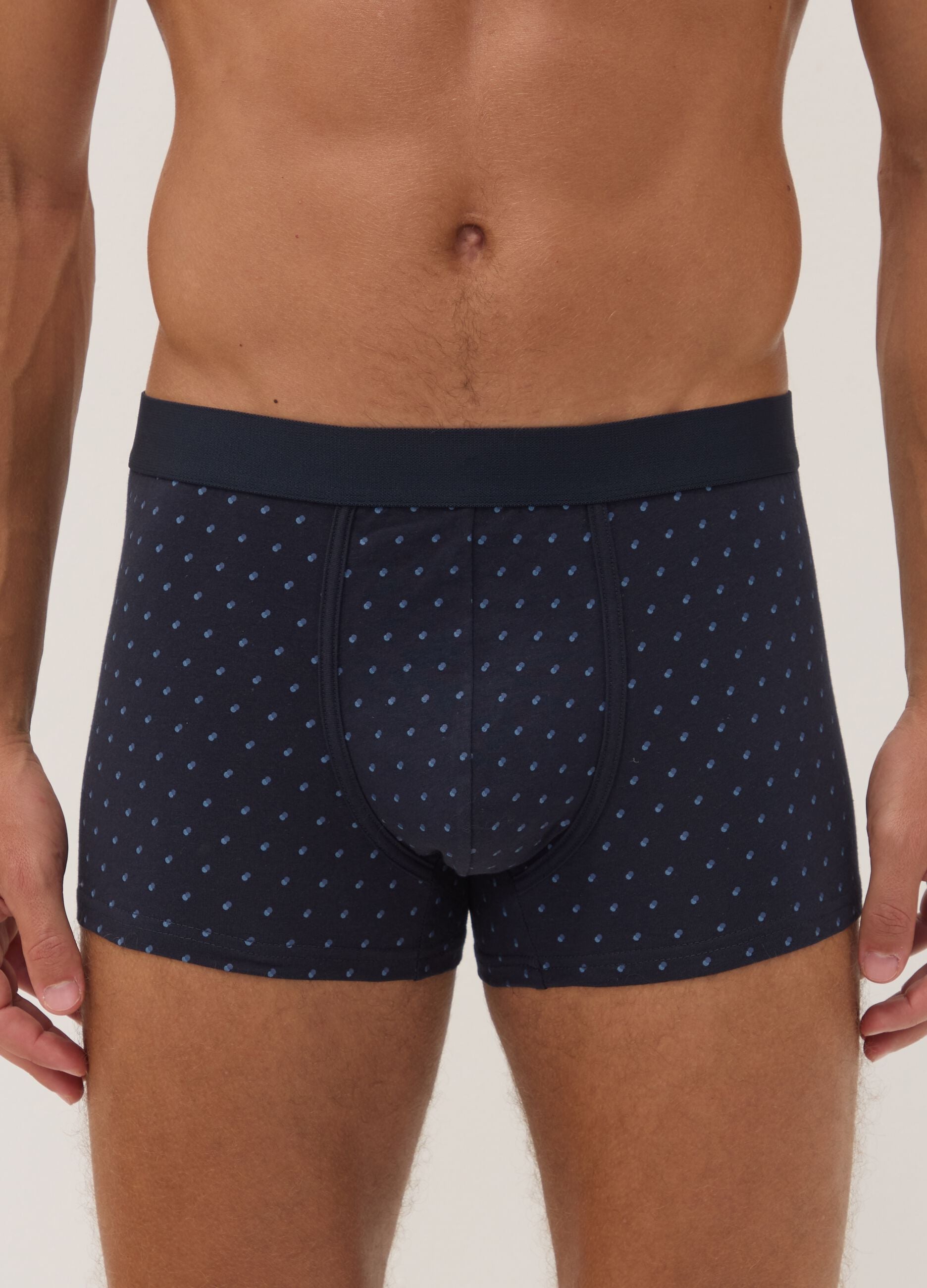Multicolour 3-pack of stretch organic cotton boxers