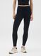 Black Stretch Cotton Skinny Leggings_1