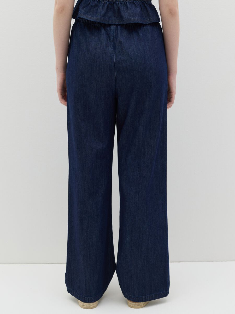 Wide-leg trousers in denim_3