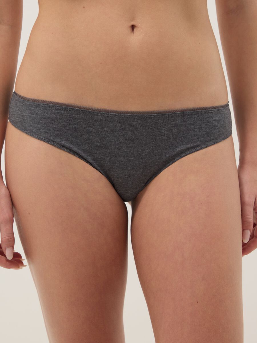 Tripack slip brasiliana in misto cotone multicolor regular fit_1