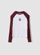 White stretch cotton girls&rsquo; T-shirt with Hogwarts crest_3
