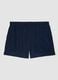 Blue swim shorts with elasticated waistband_4