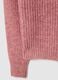 Pink ribbed regular fit jumper_5