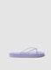Purple beach flip-flops_0