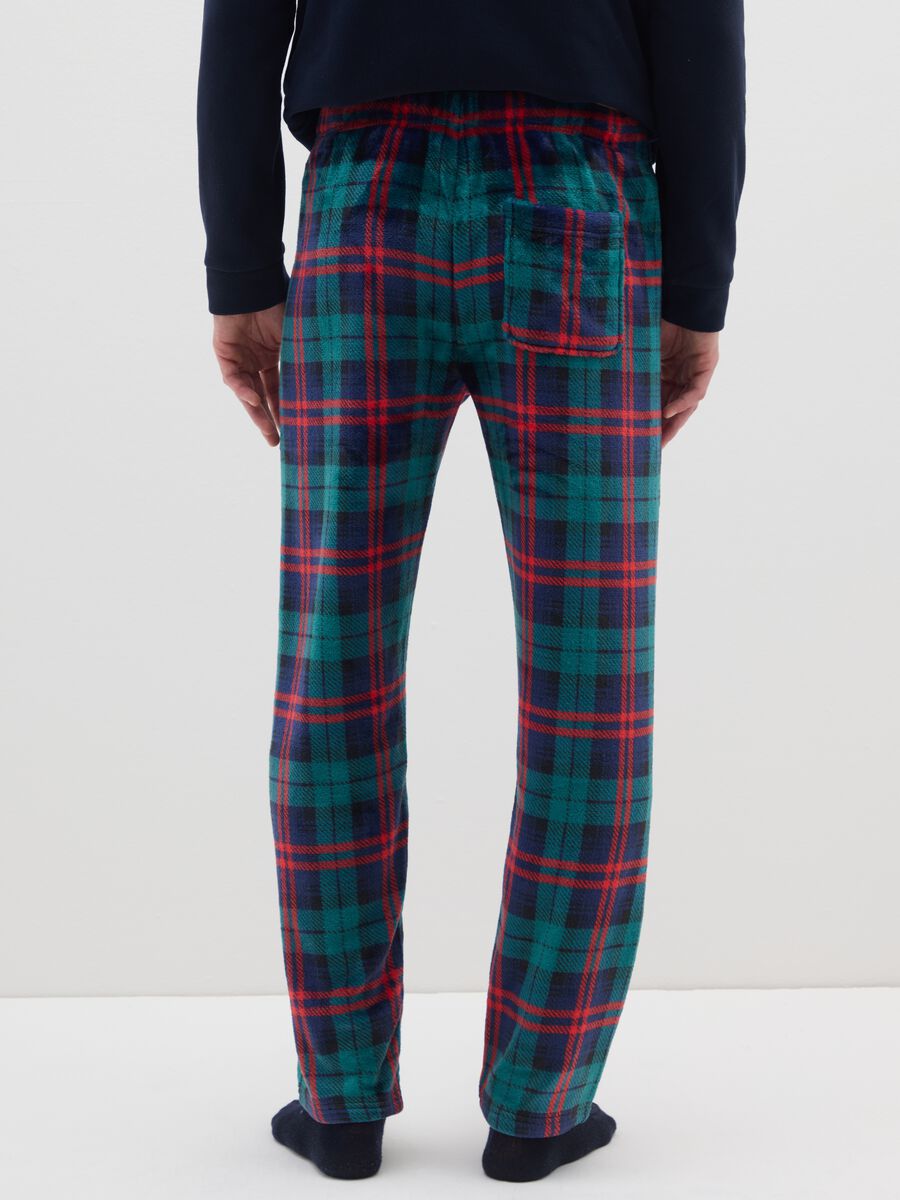 Multicolour check regular-fit pyjama trousers_2