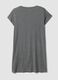 Grey nightdress in organic cotton and viscose blend_5