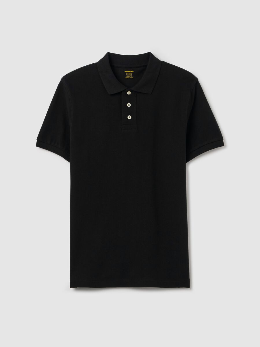 Polo shirt in organic cotton piquet_4