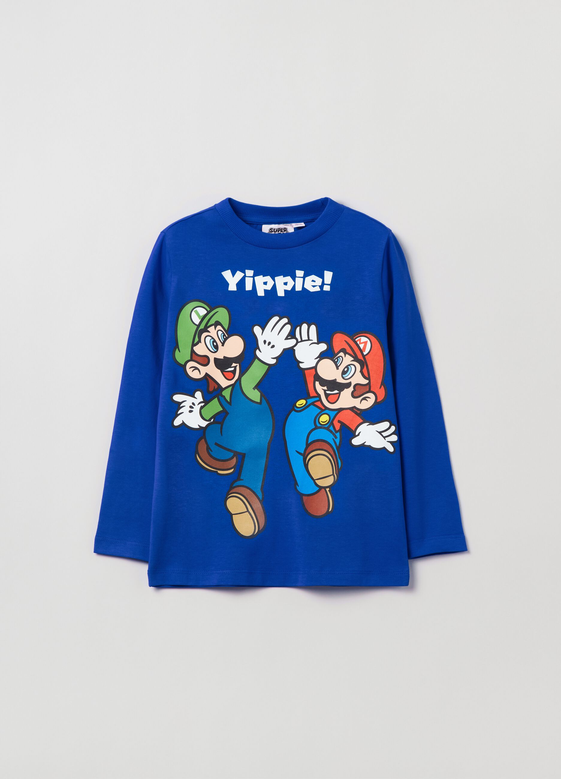 T-shirt maniche lunghe stampa Super Mario™_0