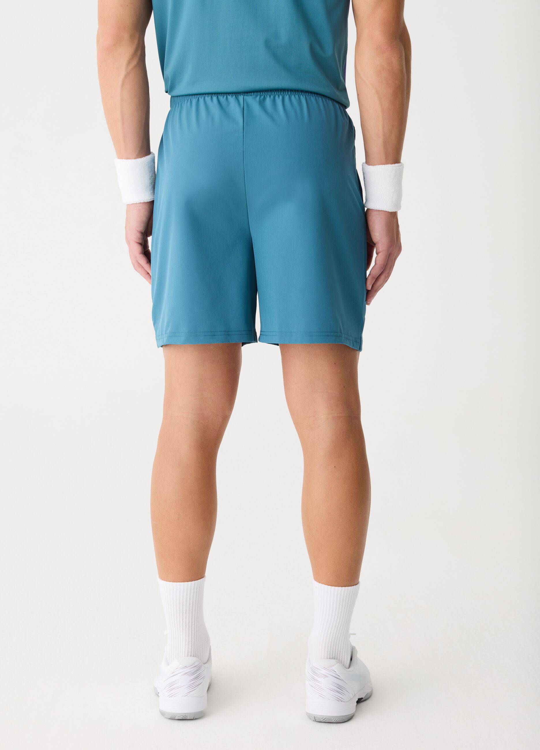 SLAZENGER Bermuda shorts in technical fabric