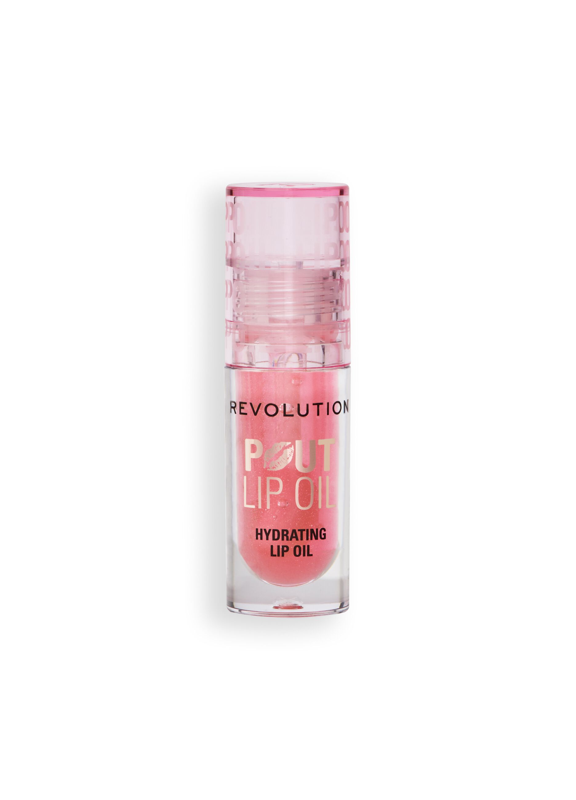 Revolution Pout Lip Oil Glam Pink Shimmer
