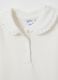 Baby girl pure cotton white polo, regular fit_2
