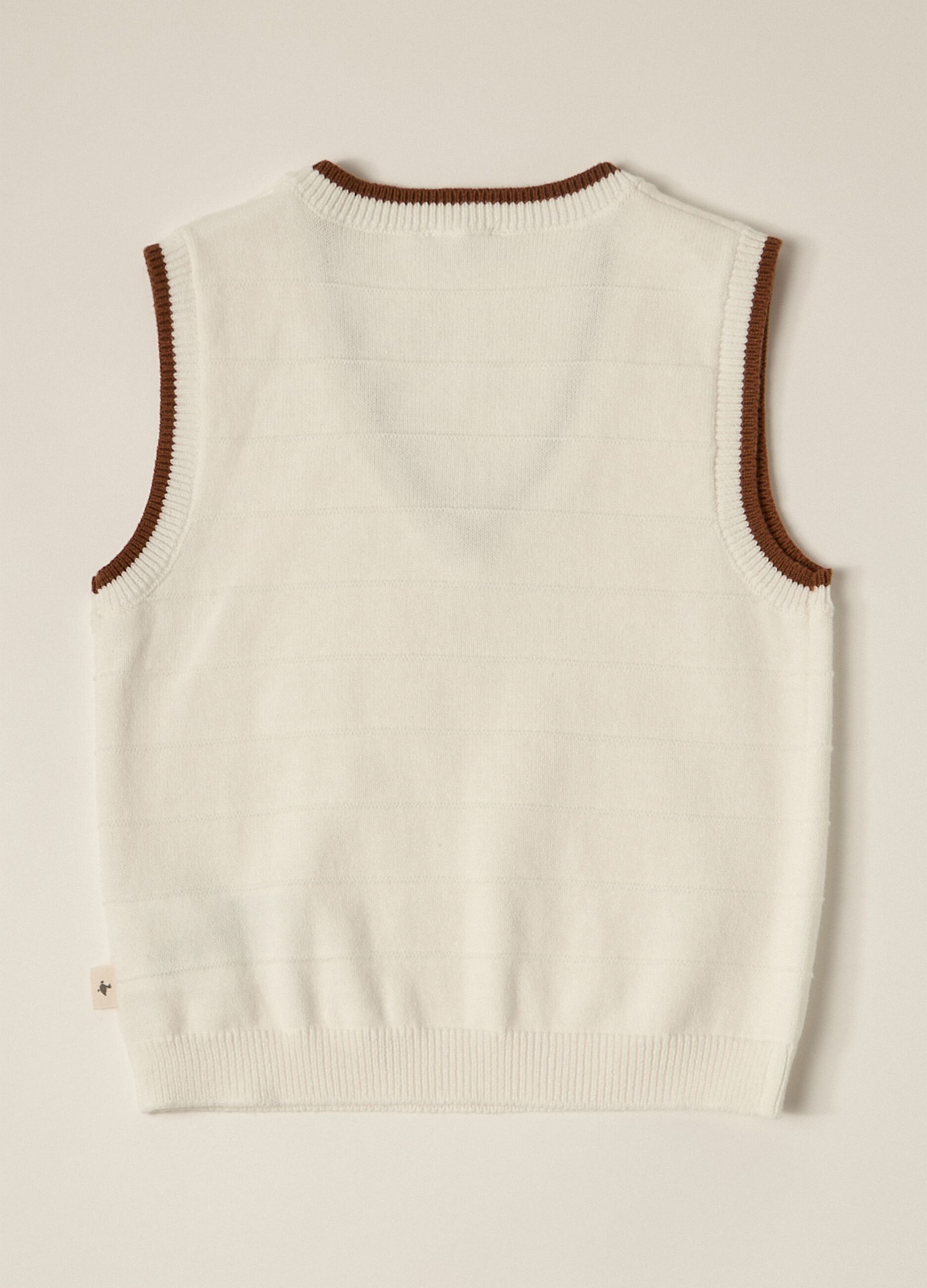 Gilet tricot in puro cotone IANA neonato